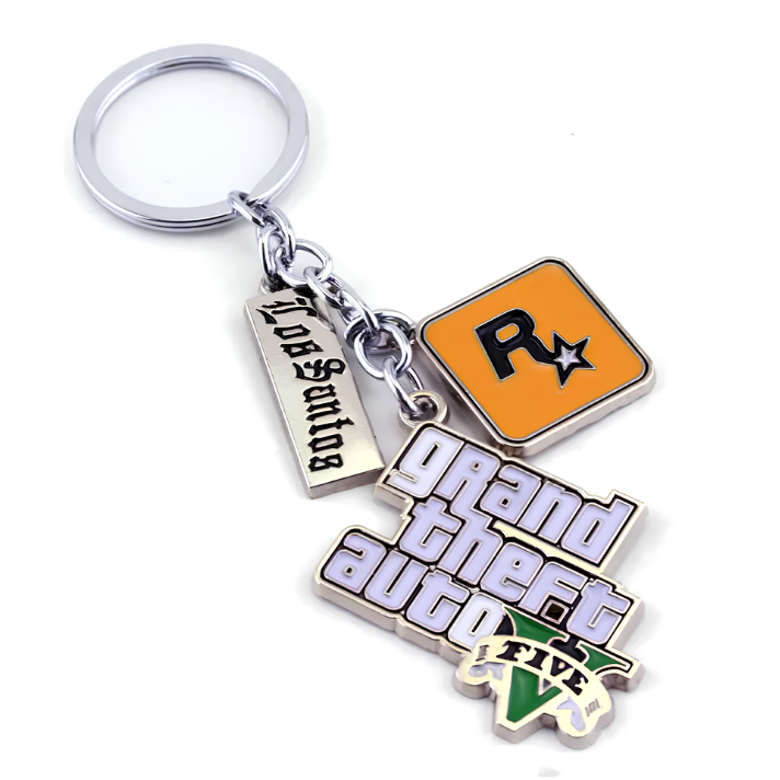 GTA Pendant Logo Key Chain - GTA V