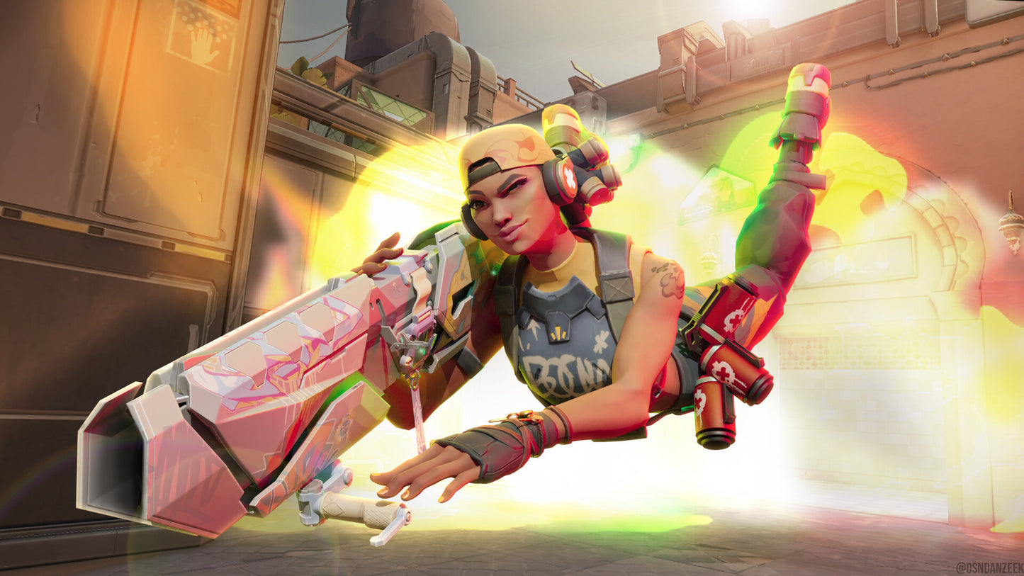 Raze Key Chain - Valorant