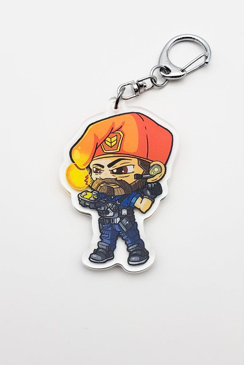 Brimstone Key Chain Valorant.