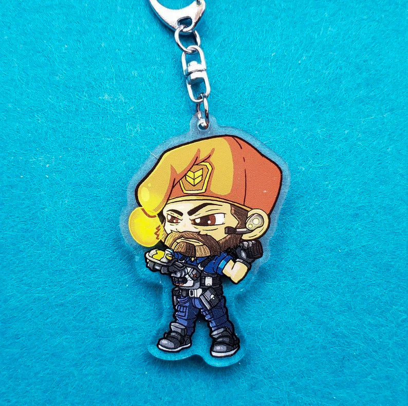 Brimstone Key Chain Valorant.