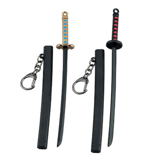 Clean Ghost Blade Katana Key Chains - Demon Slayer – Gamer Chain