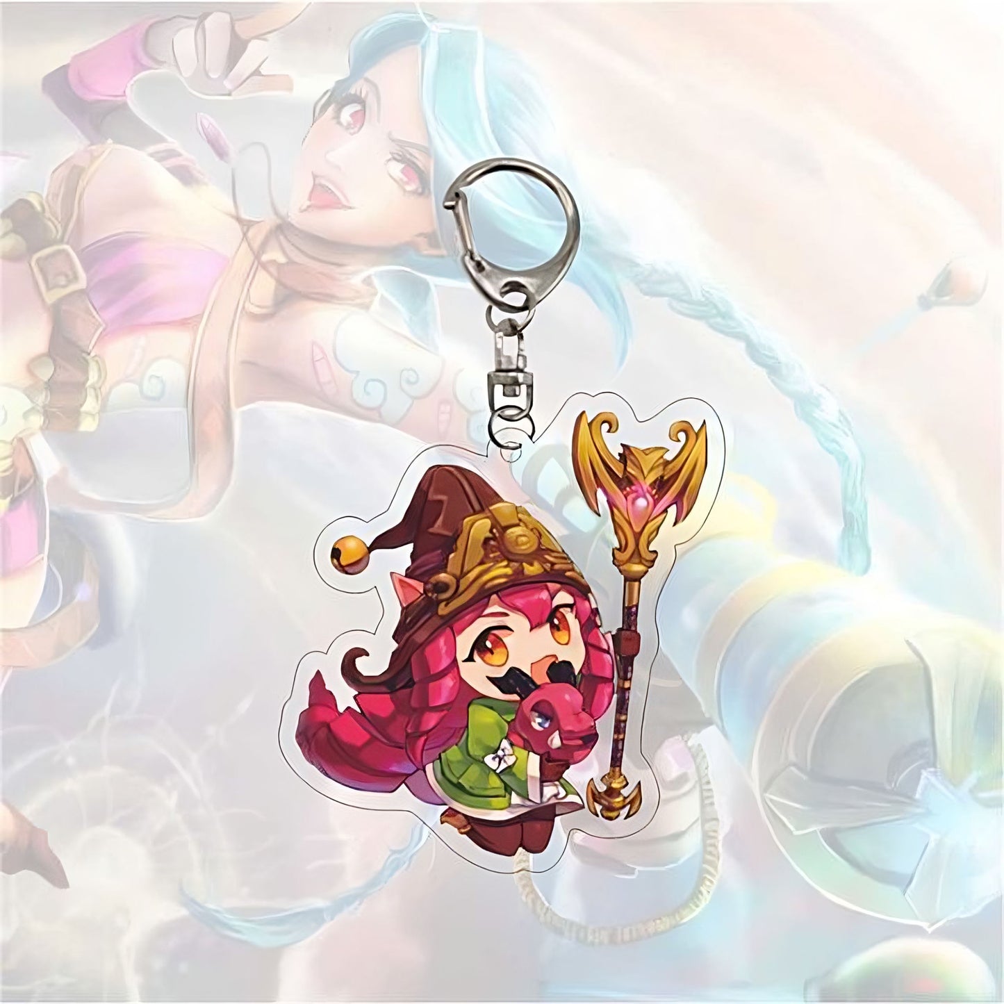 Lulu Charm Key Chain - League of Legends